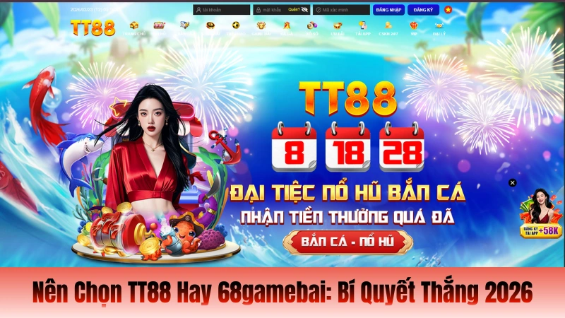 Nên Chọn TT88 Hay 68gamebai: Bí Quyết Thắng 2026
